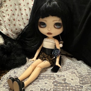 Custom Blythe Doll OOAK, Handmade Dress Included image 5