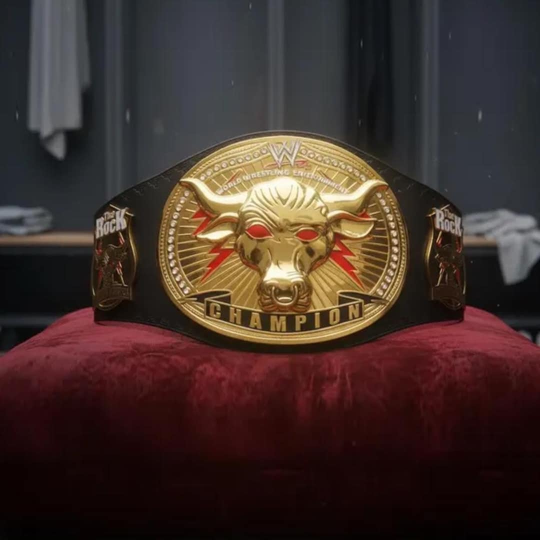 Brahma Bull Championship Replica Belt: the Rock, WWE Fan Gear