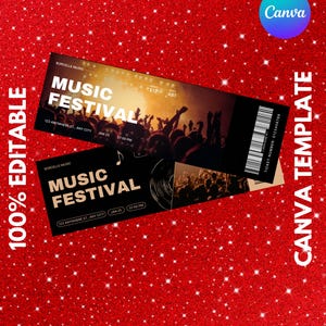 Bearbeitbare Konzertkartenvorlage, Gefälschte Konzertkarte, Überraschungs Benutzerdefinierte Konzertkarte, druckbare Konzertkarten, Ticketmaster Ticket