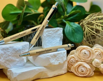 Custom Engraved Bamboo Pens: Eco-Friendly Personalized Business Gifts