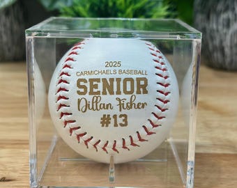 Custom Engraved Baseball: Personalized Keepsake Gift