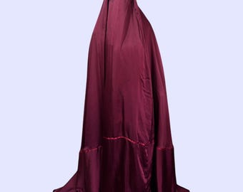 Custom Order 6 Black Afghan Topi Burqa, Chadri Jilbab, Abaya, Islamic Black Burka, Muslim Hijab Veil