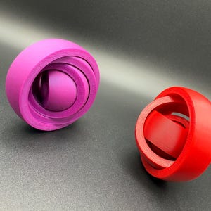 3D Printed Fidget Spinner – Mesmerizing Hollow Sphere Toy