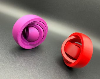 Fidget Spinner impreso en 3D: un fascinante juguete de esfera hueca