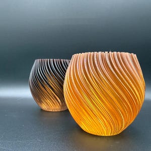 Genomskinliga virvelljusstakar – Modern 3D-utskriven heminredning