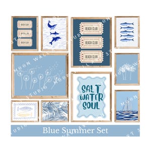 600+ Coastal Wall Art Mega Bundle, Digital Art Download, Printables, Cute Summer Art Prints, Beachy Wall Art, Trendy Beach House Decor