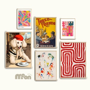 MEGA BUNDLE 5500+ d'art mural maximaliste, ensemble mural de galerie maximaliste, art mural éclectique, décoration d'intérieur maximaliste, art mural tendance, impression tendance
