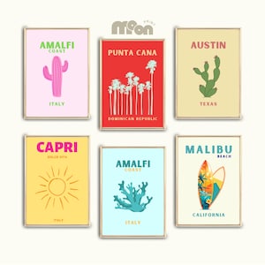 +1160 Travel Prints Bundle, Vintage Travel Wall Art, City Poster Set, Wanderlust Aesthetic Decor, Digital Download, Gallery Wall Pack
Introducing our new bundle: a fantastic collection of travel prints, accompanied by colorful prints to create a vibrant atmosphere in your home. Each piece is a unique masterpiece, ready to transform your walls and inspire your creativity. Discover the power of art to bring your living space to life.
