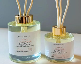 Wild Lavender Reed Diffusor: Beruhigende Aromatherapie Raumduft