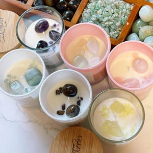 Positive Energy Crystal Candles