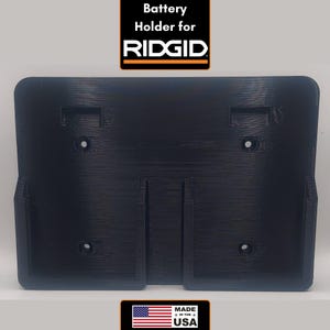 Twin RIDGID 18V Battery Wall Mount Holder