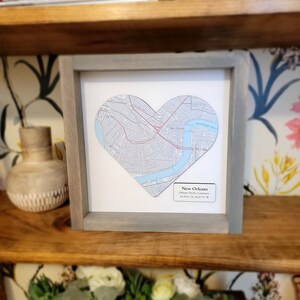 Custom Map Heart Sign, Large Wood Map Sign, Heart Map Print, Wood Map ...