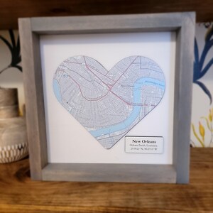 Custom Map Heart Sign, Large Wood Map Sign, Heart Map Print, Wood Map ...