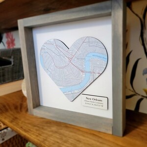 Custom Map Heart Sign, Large Wood Map Sign, Heart Map Print, Wood Map ...