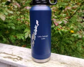 Little Sebago Lake Water Bottle, Little Sebago Lake Maine, Little Sebago, Little Sebago Tumbler