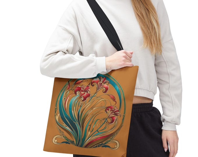 Bohemian Floral Tote Bag, Stylish Eco-Friendly Bag, Perfect for Everyday Use, Gift for Women, Beach Bag, Festival Tote