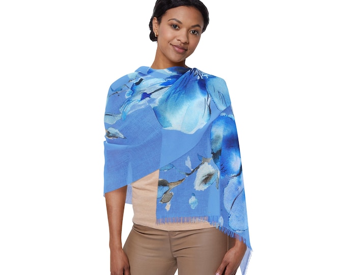 Floral Lightweight Scarf | Soft Wrap for Spring, Perfect Gift for Women, Everyday Accessory, Chic Summer Shawl, Boho Style