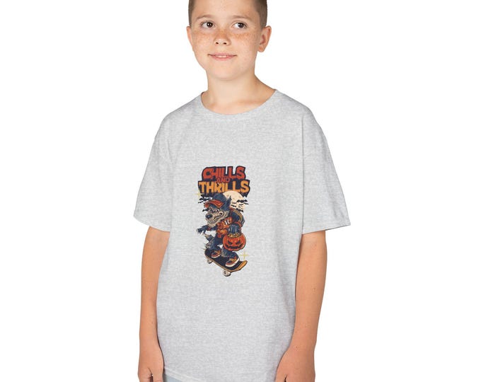 Thrilling Graphic Kids Tee: Fun Cotton T-shirt