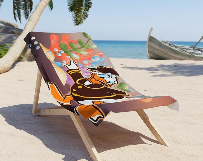 Beach Towel - Tropical Vibes, Sand Resistant, Oversized Blanket, Summer Must-Have, Poolside Accessory