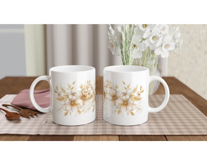 Beautiful Ceramic Mug - Perfect for Coffee, Hot Chocolate & Gifts - Dishwasher Safe