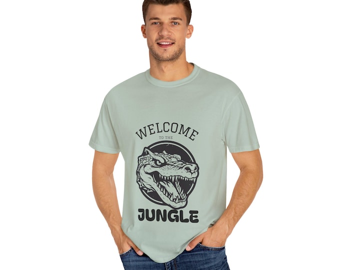 Welcome to the Jungle Graphic T-Shirt, Funny Unisex Tee - Nature Lover Gift, Jungle Theme Shirt, Safari Adventure Apparel, Wildlife Graphic