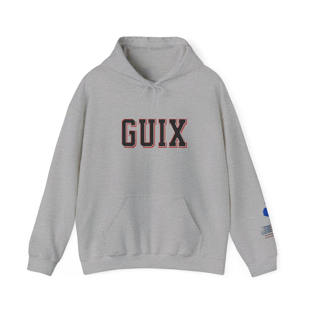 Guix Minimalist Unisex Hoodie, Cozy Sweatshirt, Perfect Gift For Friends, Casual Style, Everyday Comfort, Winter Fashion