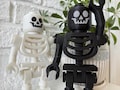 Giant Skeleton Minifigure – 9” Poseable LEGO-Inspired Halloween Décor – 3D Printed Spooky Display Toy for LEGO Fans