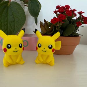 Clicky Pikachu 3D Print – Satisfying Click Toy – Pokémon-Inspired Desk Buddy or Gift