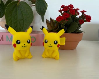 Clicky Pikachu 3D Print – Satisfying Click Toy – Pokémon-Inspired Desk Buddy or Gift