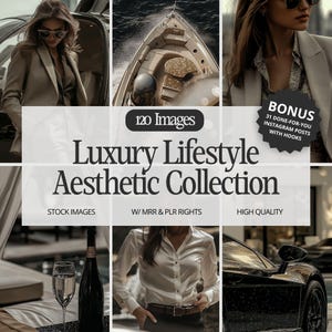 Luxury Lifestyle Aesthetic Photos, Minimalist Dark Girl Boss Aesthetic Faceless Marketing Stock Photos MRR PLR, Luxury Branding Stock Images