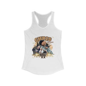 Breezy Bowl XX Tank Top: Chris Brown 90s Bootleg Racerback, Concert Apparel