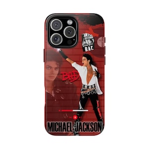 King of Music BAD iPhone Case, Tough Cases, Gift for Fans, Personalized Phone Cover, Cell Phone Accessories