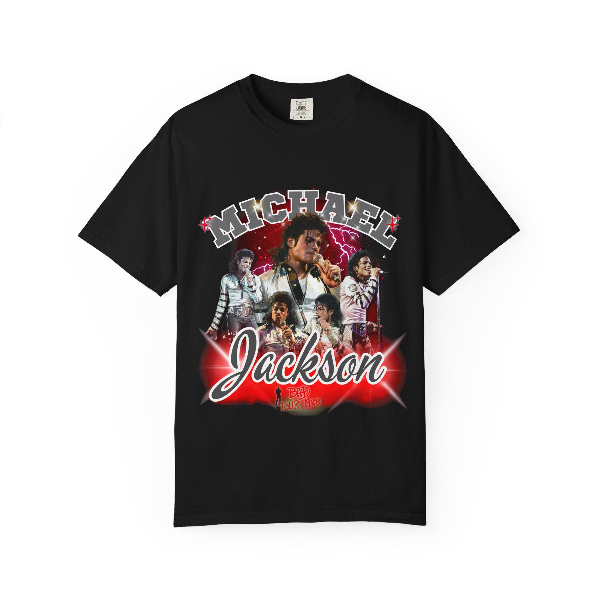 マイケル・ジャクソン バッドツアー88 Tシャツ 1988 Michael Jackson Bad Tour Shirt – WyCo Vintage