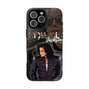 King of Music Black Album Name iPhone Case, Tough Cases, Gift for Fans, Personalized Phone Cover, Cell Phone Accessories