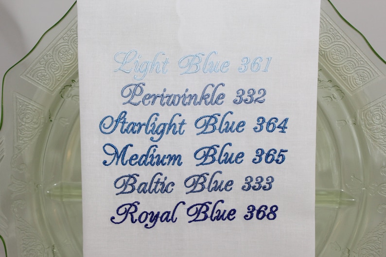 Wedding Handkerchiefs Wedding Gift Simply Sweet Hankies Embroidered Set of 2
