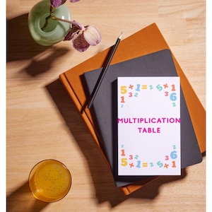 Multiplication Chart for Kids - Times Table Poster - Educational Math Printable - Homeschool Learning PDF