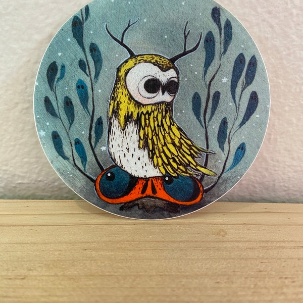 Horned Owl sticker