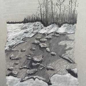 Frozen Creek Bed