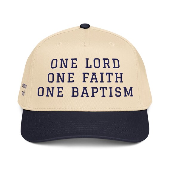 Ephesians 4:5 Snapback by Common Creed Christian Catholic Lutheran Anglican Orthodox