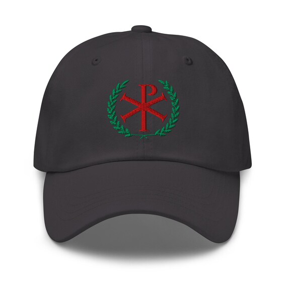 Chi Rho with Laurel Dad Hat