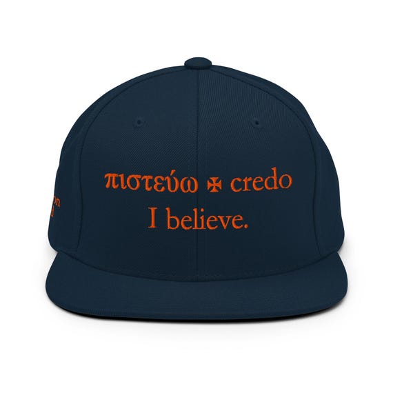 I Believe Wool Blend Snapback Hat