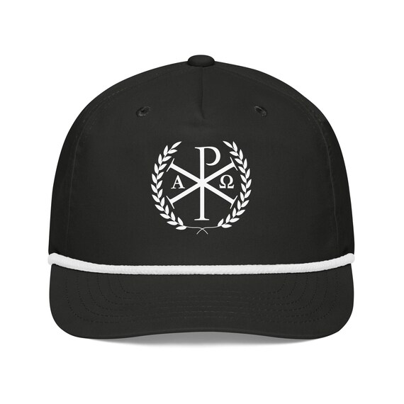 Chi Rho with Laurel Rope Hat