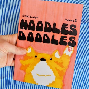 Noodles Doodles Zine, Cat Comic