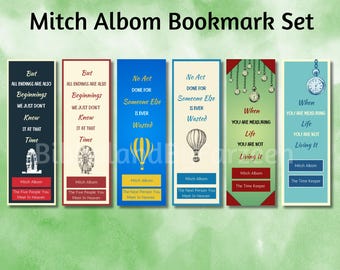 Conjunto de Marcadores de Páginas de Mitch Albom - As Cinco Pessoas que Você Encontra no Céu, A Próxima Pessoa que Você Encontra no Céu, O Guardião do Tempo - Download Digital