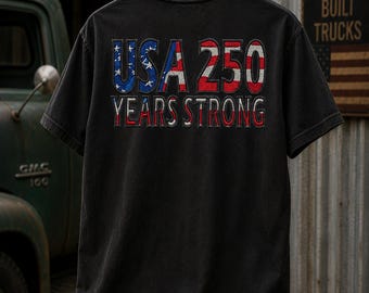 USA 250 Broderidesign | Amerika 250 år starkt | Patriotiska DST EMB-filer | Direktnedladdning
