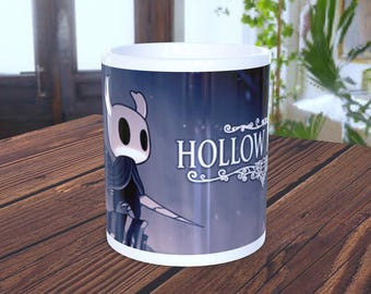Hollow Knight-Inspired Key Art Mug – 15 oz Ceramic – The Knight Hallownest Coffee Cup – Indie Metroidvania Gamer Gift - Video Game Mug