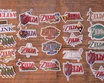 Legend of Zelda Game Logo Inspired Vinyl Sticker – 3" Die-Cut Waterproof Decal for Laptop, Water Bottle, Switch Dock – Any Mainline Game