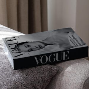 Audrey Vogue Elegance Dekorative Faux Bücherbox mit Versteckter Aufbewahrung für Kaffeetisch, Bücherregal, Manteldekor |  Foto, Andenken Aufbewahrung