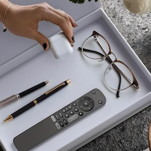 hidden-storage-book-box-organizer-leather-look-white-frame-decorative-book-for-remote-control-glasses-jewelry-modern-home-decor-faux-book-accent