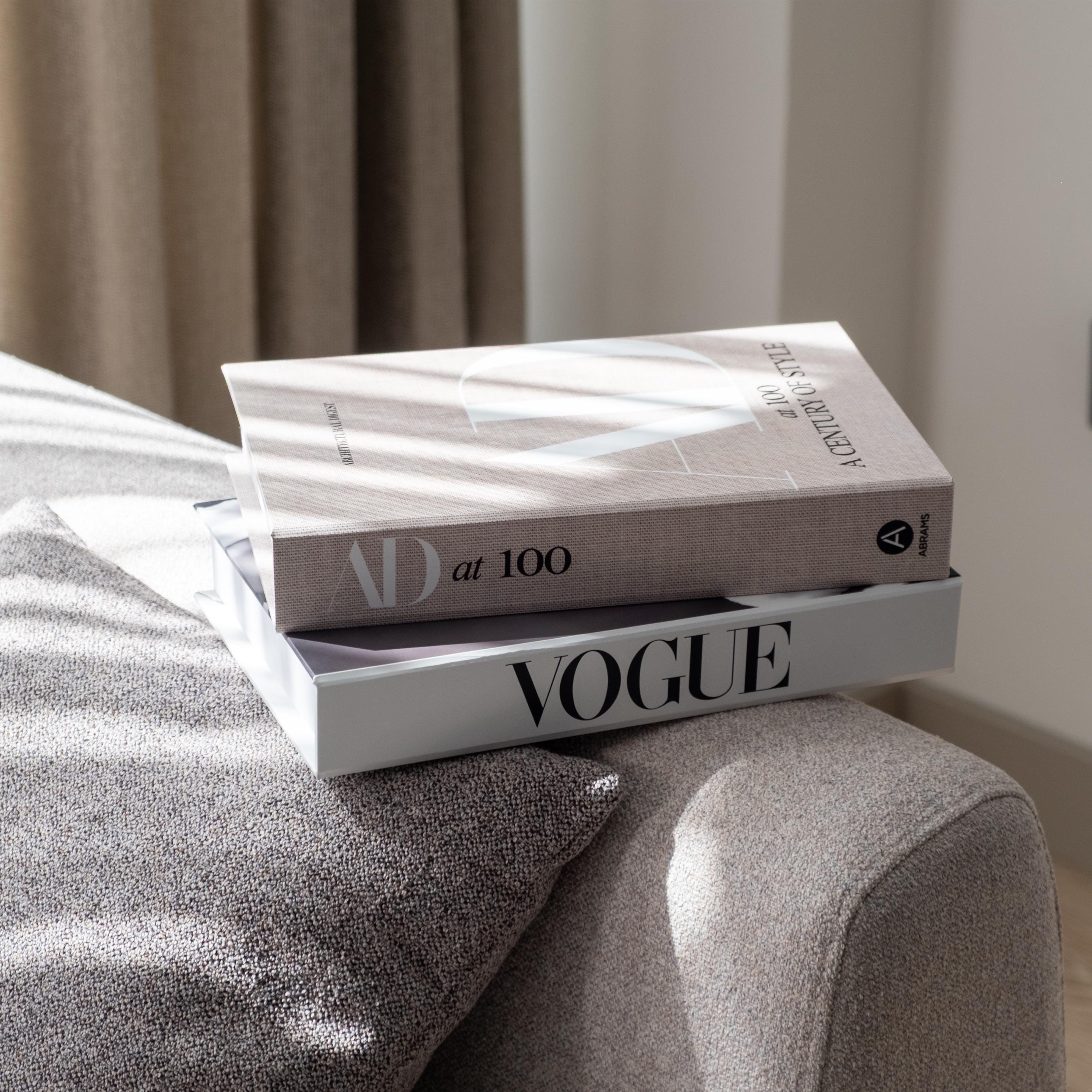 Boîtes Livres Décoratives Noël – 2 Faux Livres Avec Motifs Flocons Et Cloches Dorés, Rangement Discret, Décoration Table